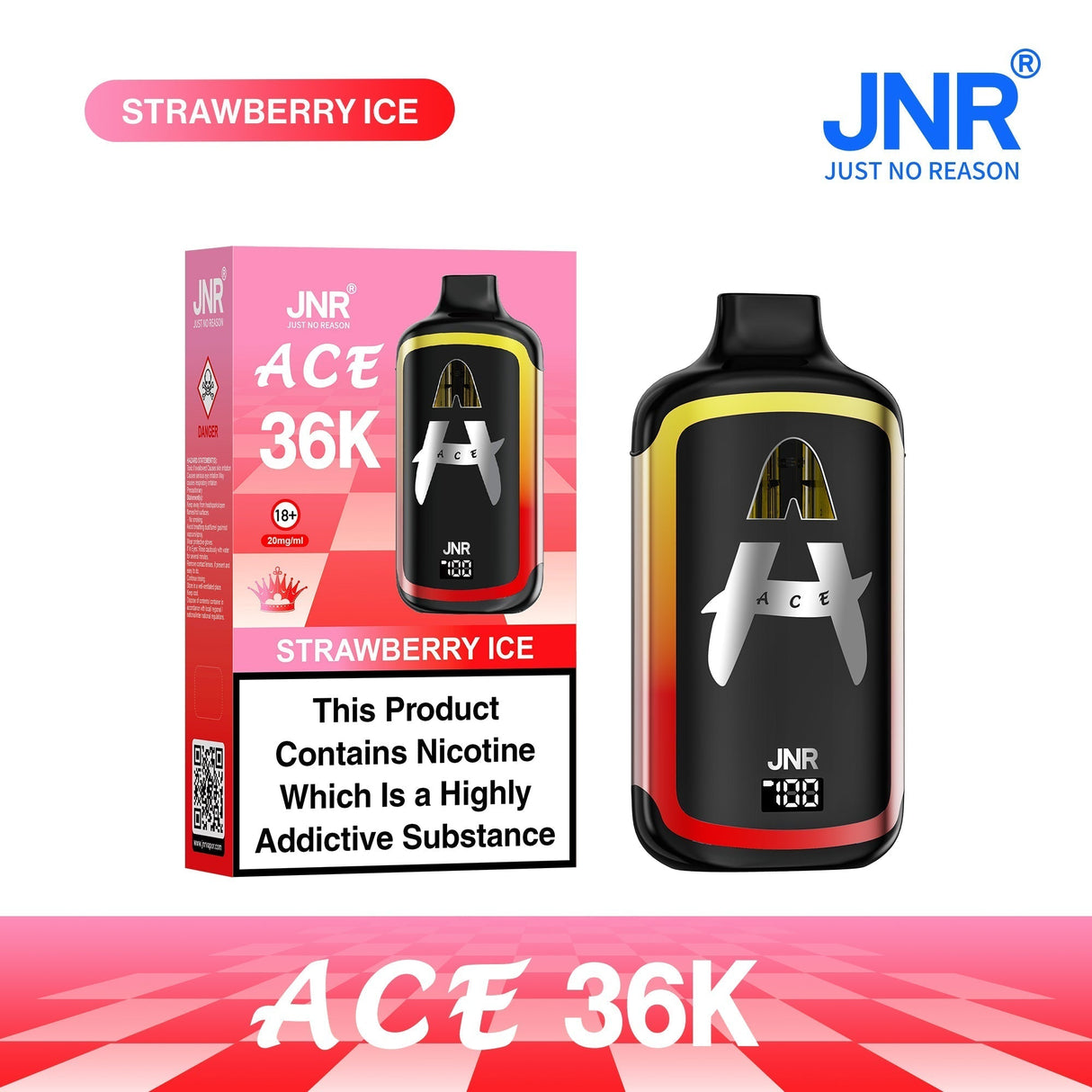 buy JNR ACE 36k Prefilled Vape Kit Pack of 5 at Wolfvapes.co.uk