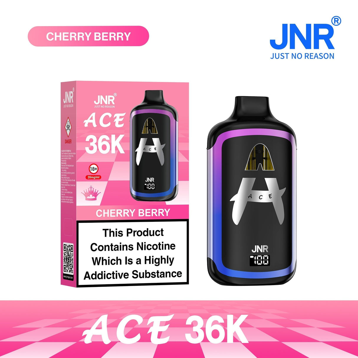 buy JNR ACE 36k Prefilled Vape Kit Pack of 5 at Wolfvapes.co.uk