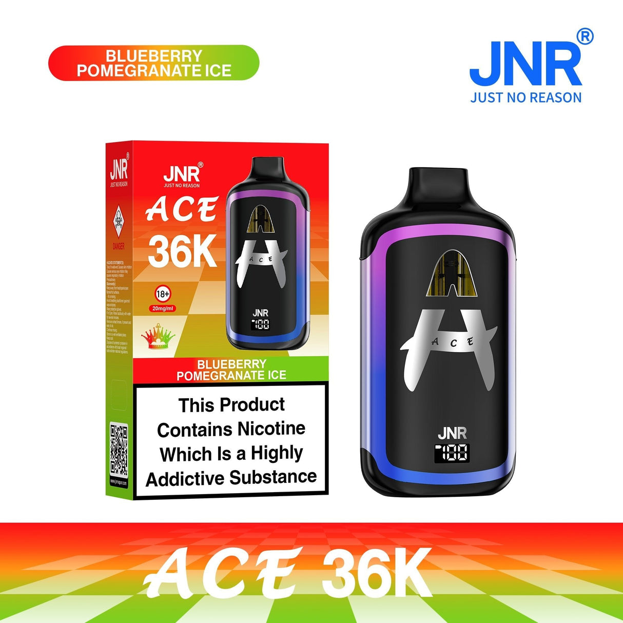 buy JNR ACE 36k Prefilled Vape Kit Pack of 5 at Wolfvapes.co.uk