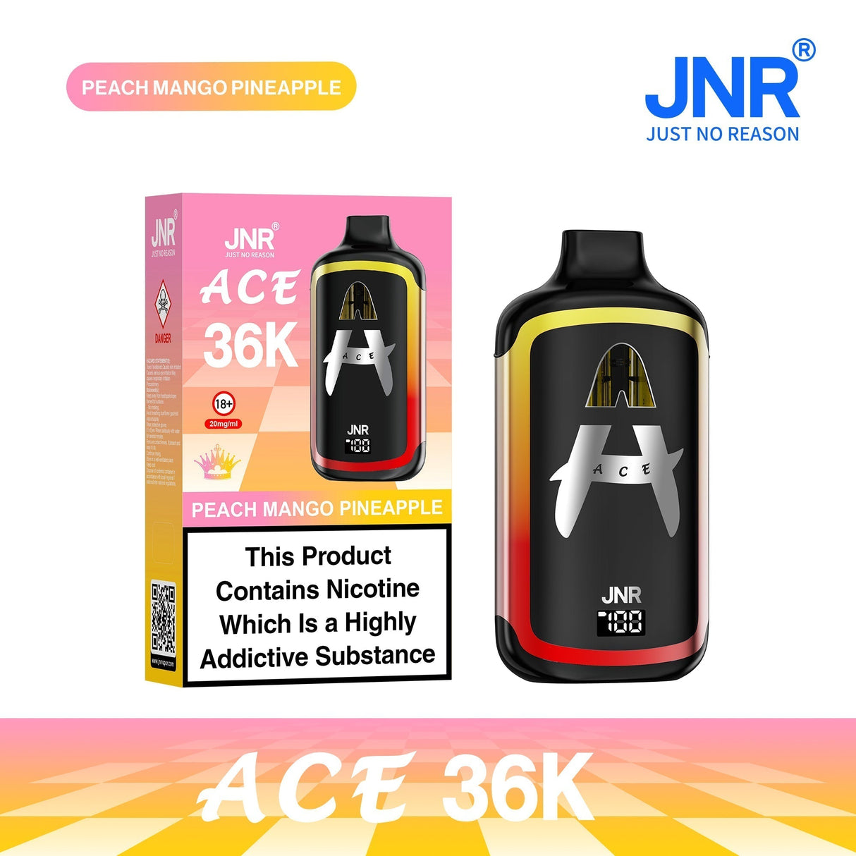 buy JNR ACE 36k Prefilled Vape Kit Pack of 5 at Wolfvapes.co.uk