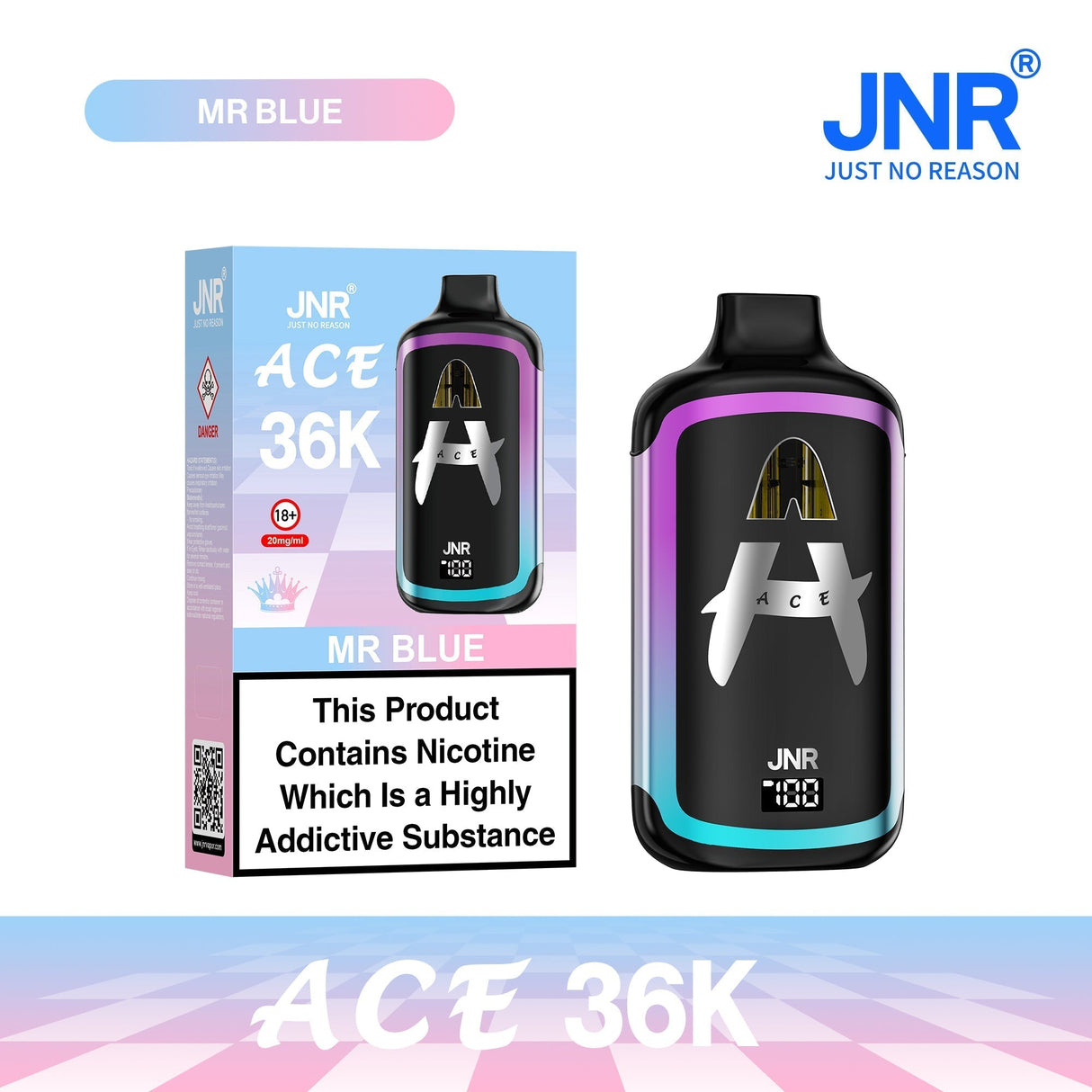 buy JNR ACE 36k Prefilled Vape Kit Pack of 5 at Wolfvapes.co.uk