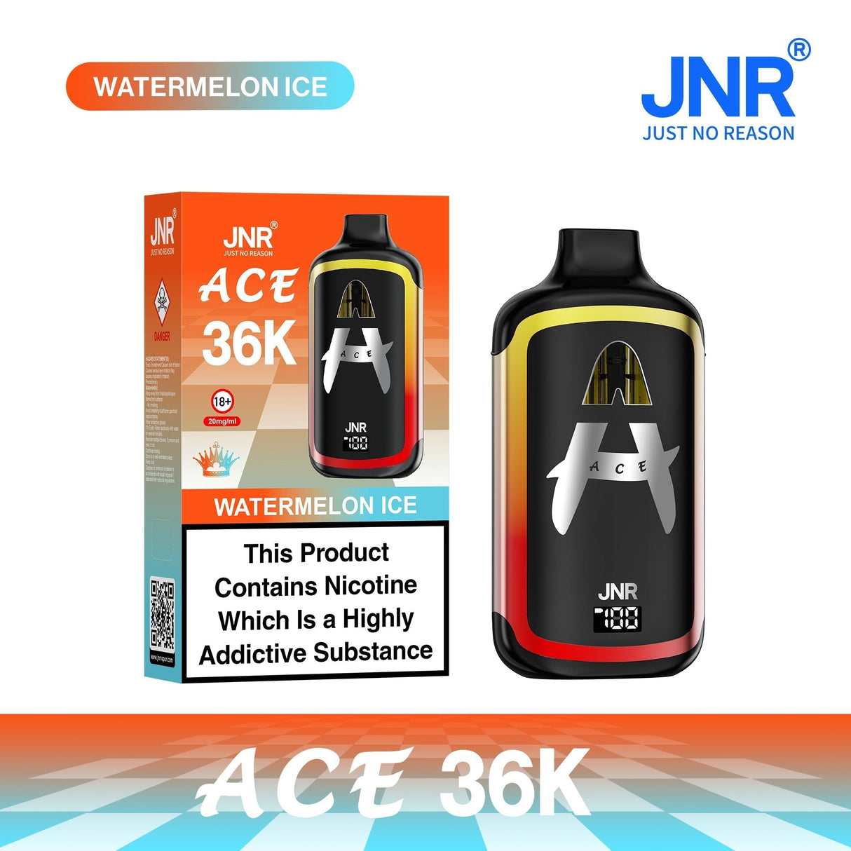 buy JNR ACE 36k Prefilled Vape Kit Pack of 5 at Wolfvapes.co.uk