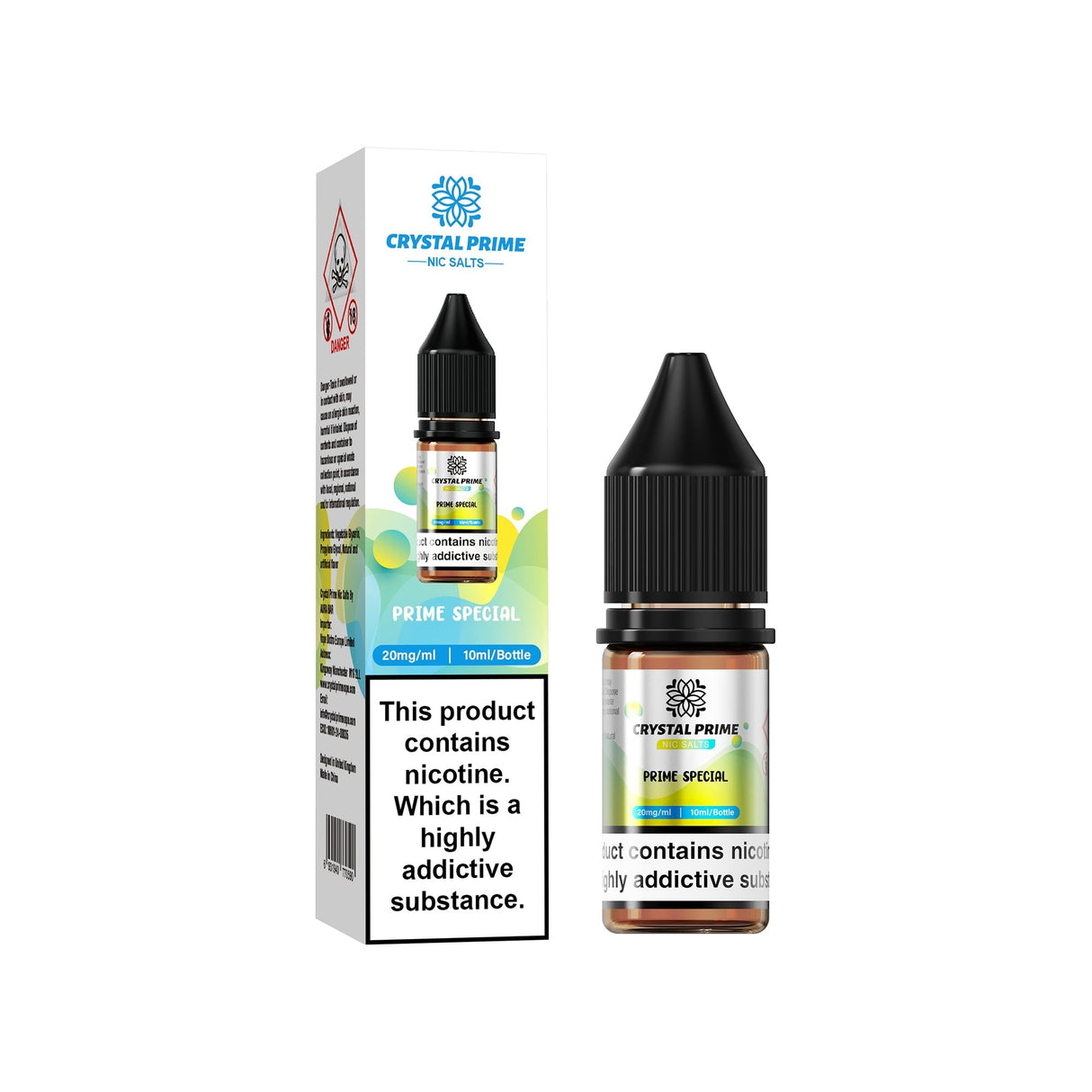 Crystal Prime 7000 Nic Salts 10ml E - Liquid - Power Vape Shop
