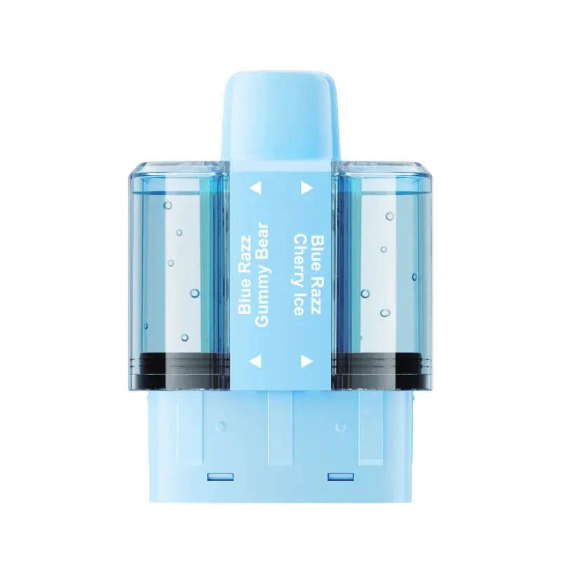 Crystal Pro Switch 30k Pods Box of 5 - Blue Razz Gummy Bear / Blue Razz Cherry Ice - vapeukwholesale