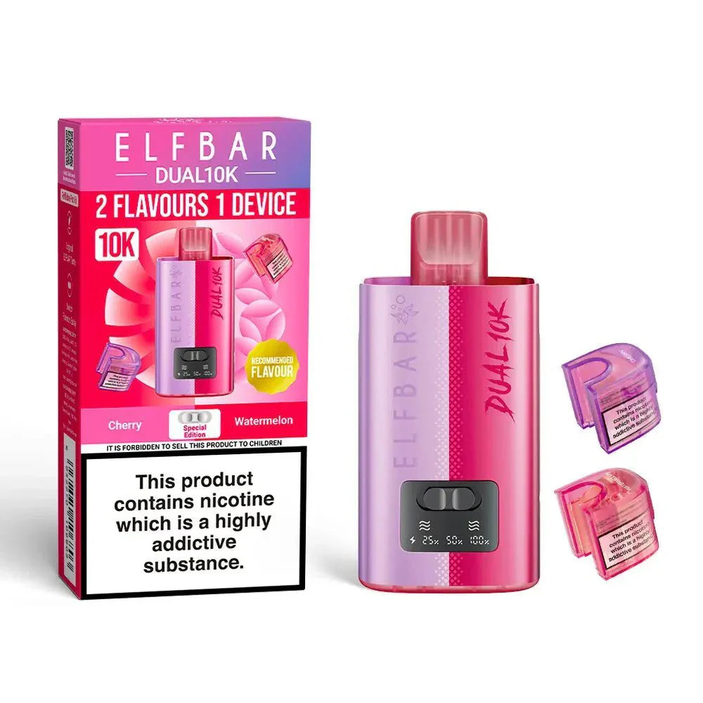 Elf Bar Dual 10K Prefilled Pod Vape Kit Box of 5 - Special Edition - vapeukwholesale