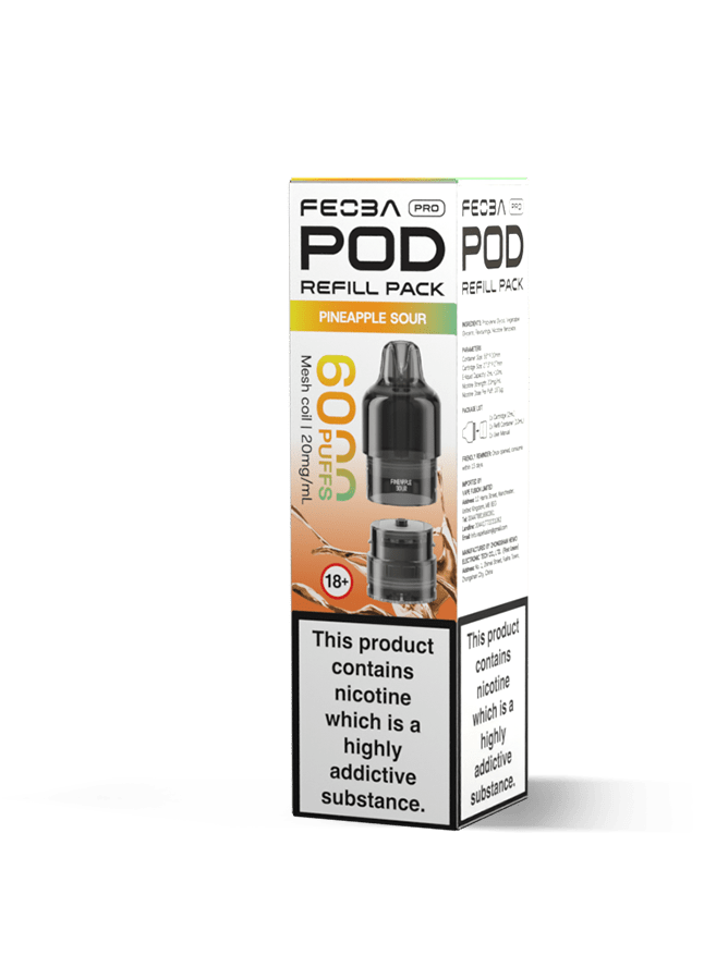 Feoba Pro 6000+ Replacement Pods - Power Vape Shop