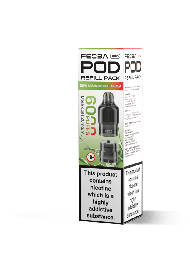 Feoba Pro 6000+ Replacement Pods - Power Vape Shop