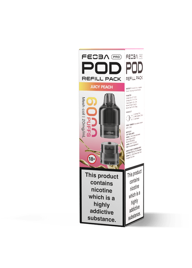 Feoba Pro 6000+ Replacement Pods - Power Vape Shop