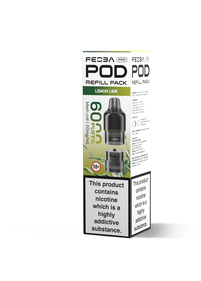 Feoba Pro 6000+ Replacement Pods - Power Vape Shop