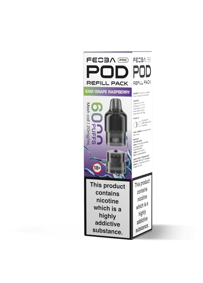 Feoba Pro 6000+ Replacement Pods - Power Vape Shop