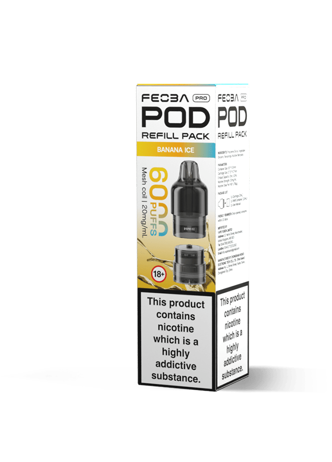 Feoba Pro 6000+ Replacement Pods - Power Vape Shop
