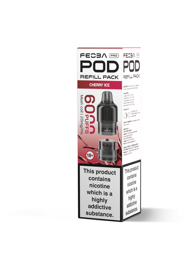Feoba Pro 6000+ Replacement Pods - Power Vape Shop