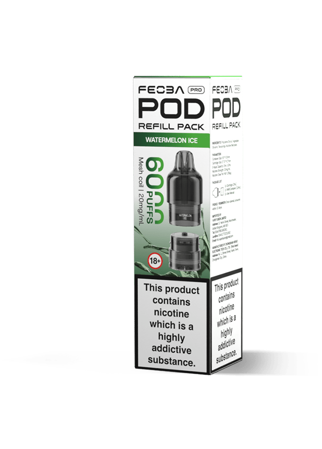 Feoba Pro 6000+ Replacement Pods - Power Vape Shop
