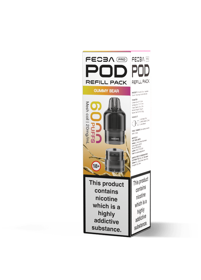 Feoba Pro 6000+ Replacement Pods - Power Vape Shop