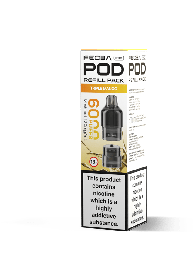 Feoba Pro 6000+ Replacement Pods - Power Vape Shop