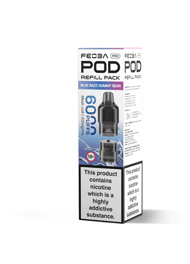 Feoba Pro 6000+ Replacement Pods - Power Vape Shop