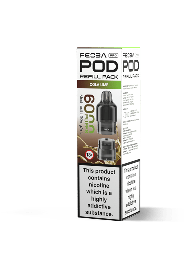 Feoba Pro 6000+ Replacement Pods - Power Vape Shop