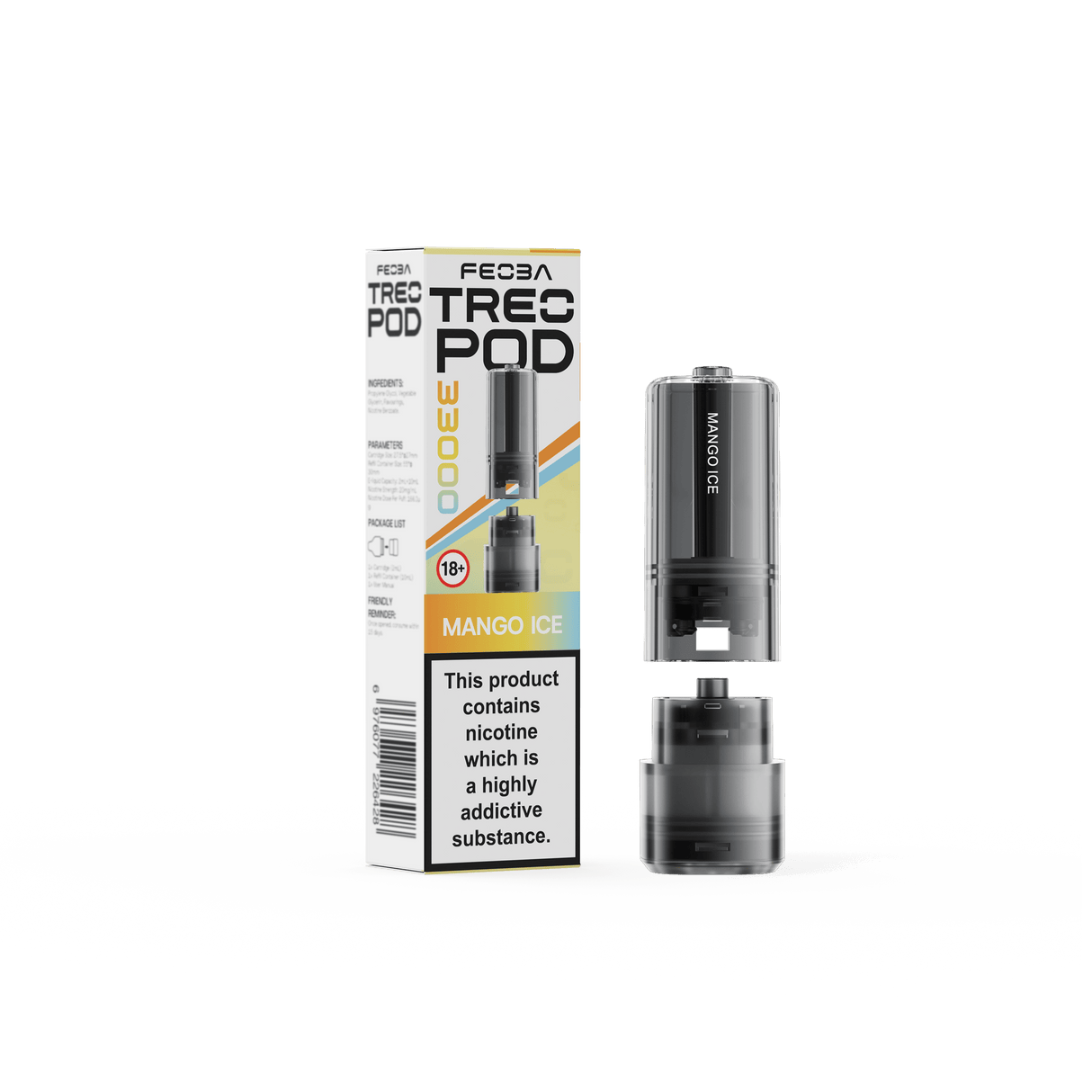 Feoba Tro 33k Replacement Pods - Power Vape Shop