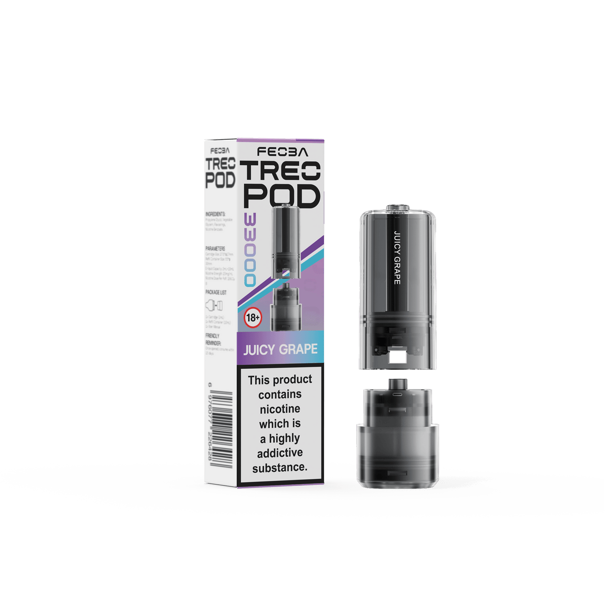 Feoba Tro 33k Replacement Pods - Power Vape Shop