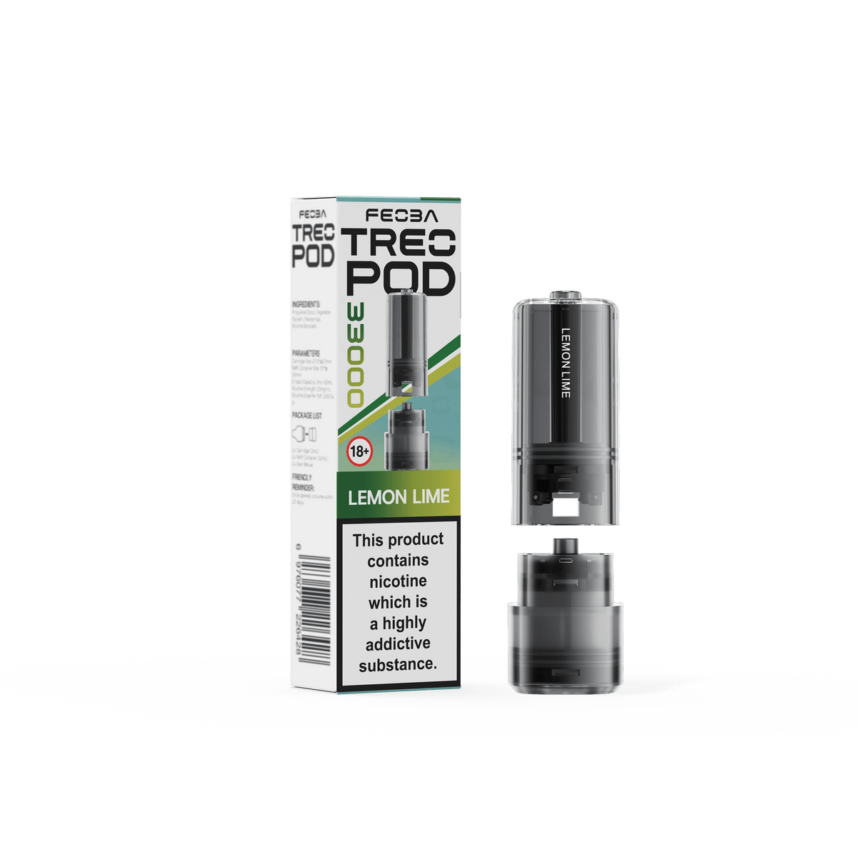 Feoba Tro 33k Replacement Pods - Power Vape Shop