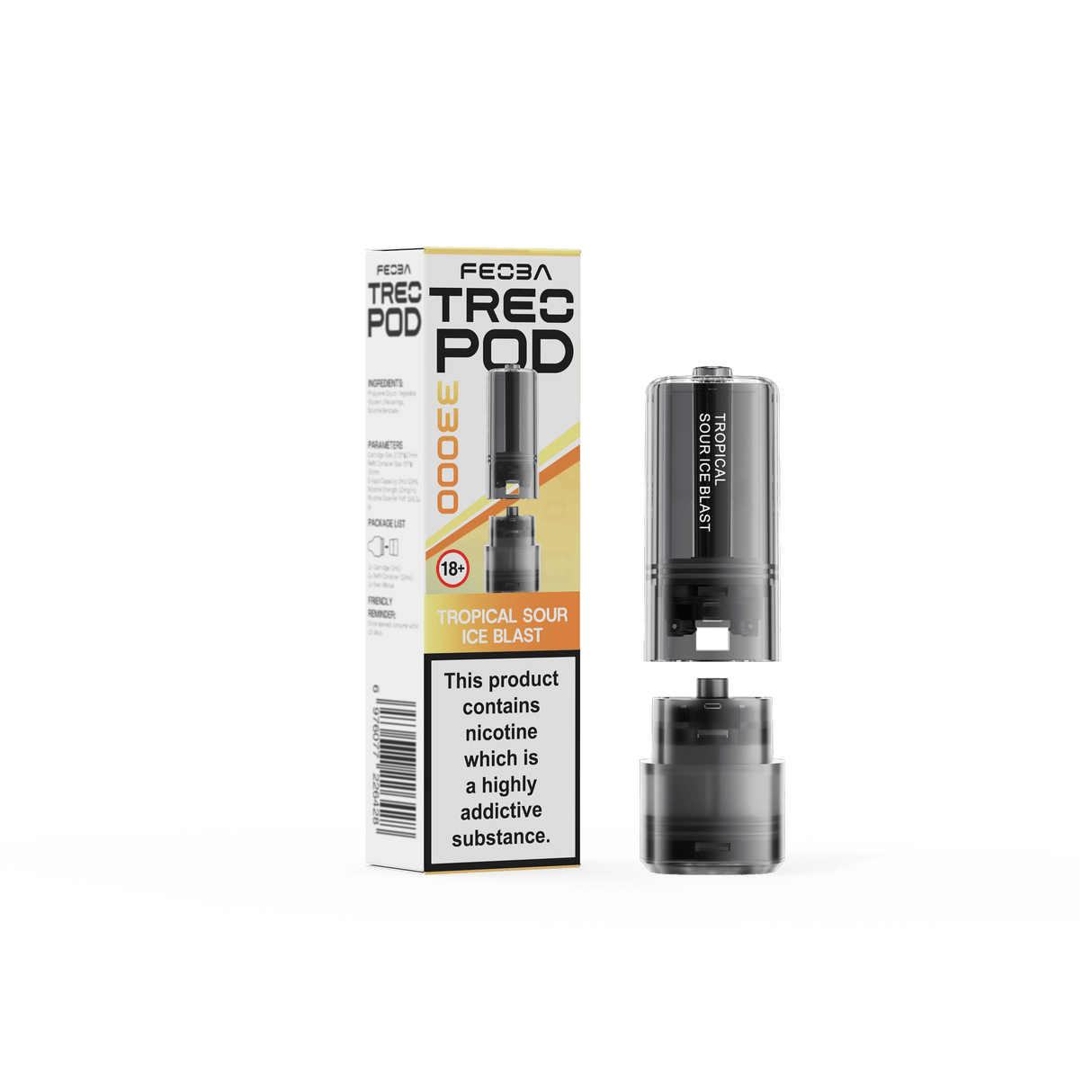 Feoba Tro 33k Replacement Pods - Power Vape Shop