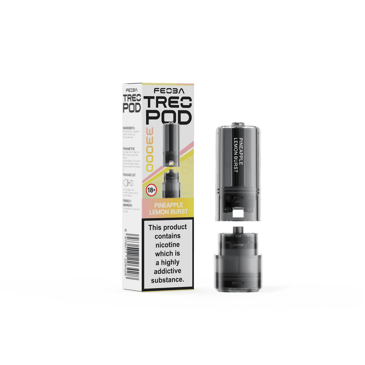 Feoba Tro 33k Replacement Pods - Power Vape Shop