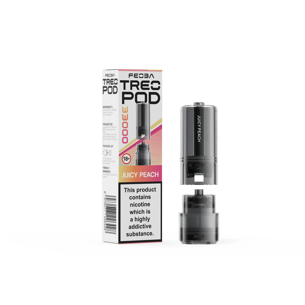 Feoba Tro 33k Replacement Pods - Power Vape Shop