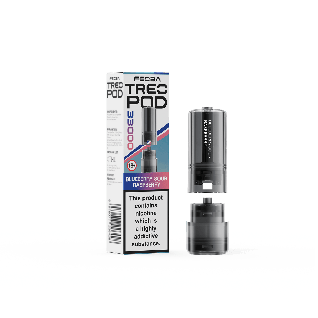 Feoba Tro 33k Replacement Pods - Power Vape Shop