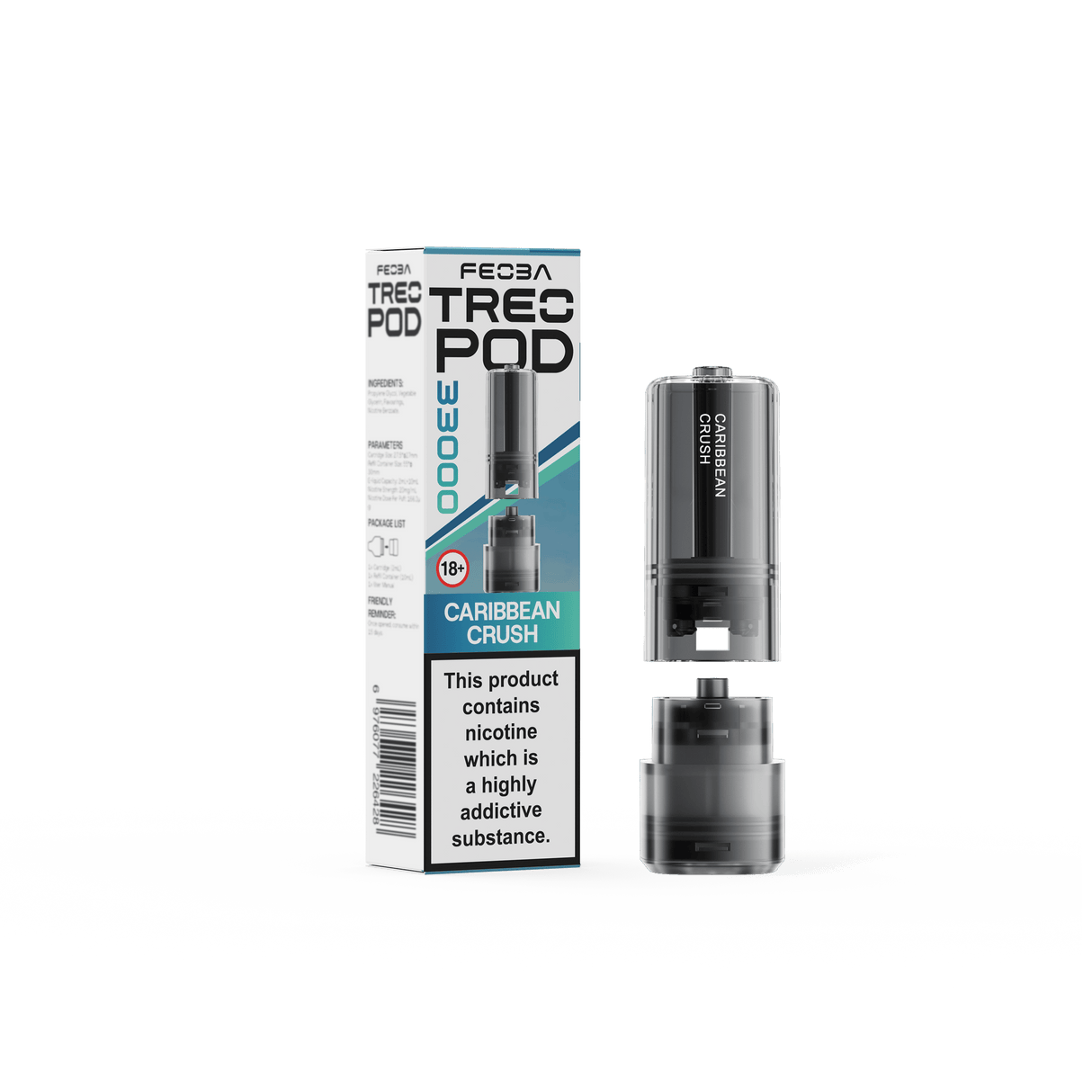 Feoba Tro 33k Replacement Pods - Power Vape Shop