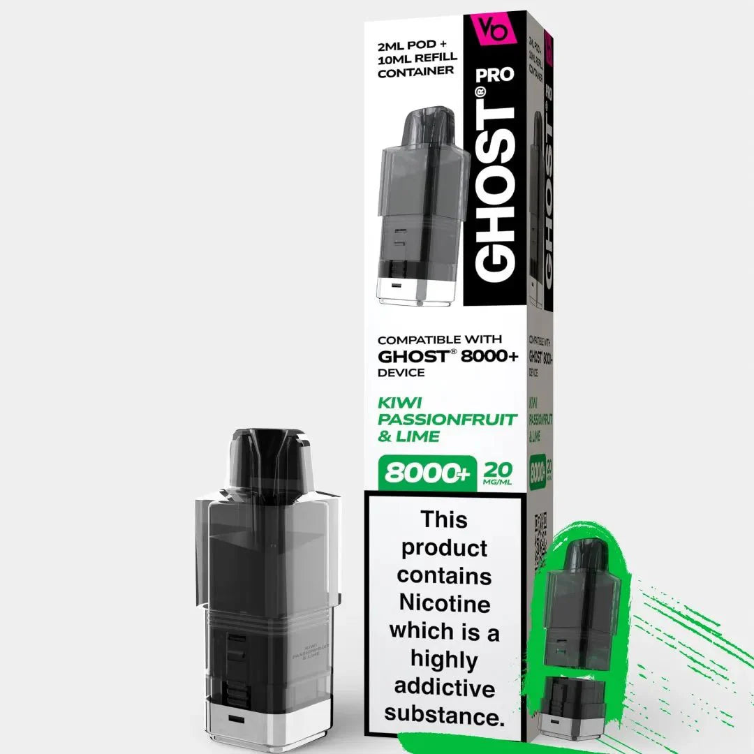 Ghost Pro 8000 Replacement Pods - Power Vape Shop