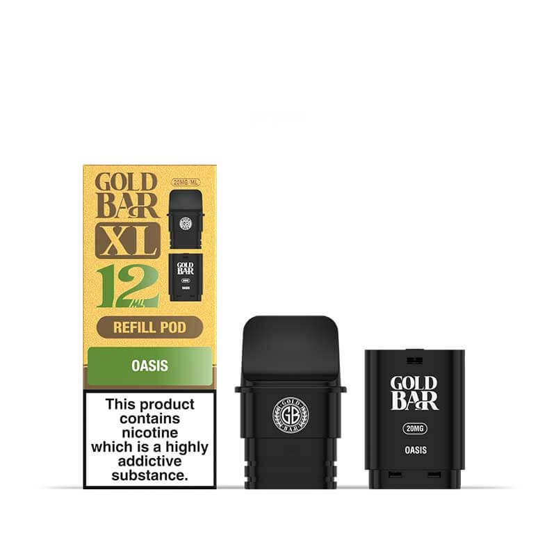 Gold Bar XL Replacement Pods - Power Vape Shop