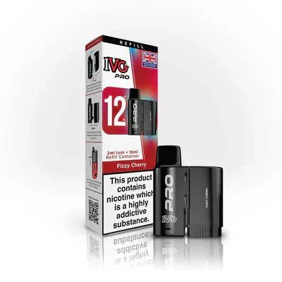 IVG 12 Pro Replacement Pods Pack of 5 - Fizzy Cherry - vapeukwholesale