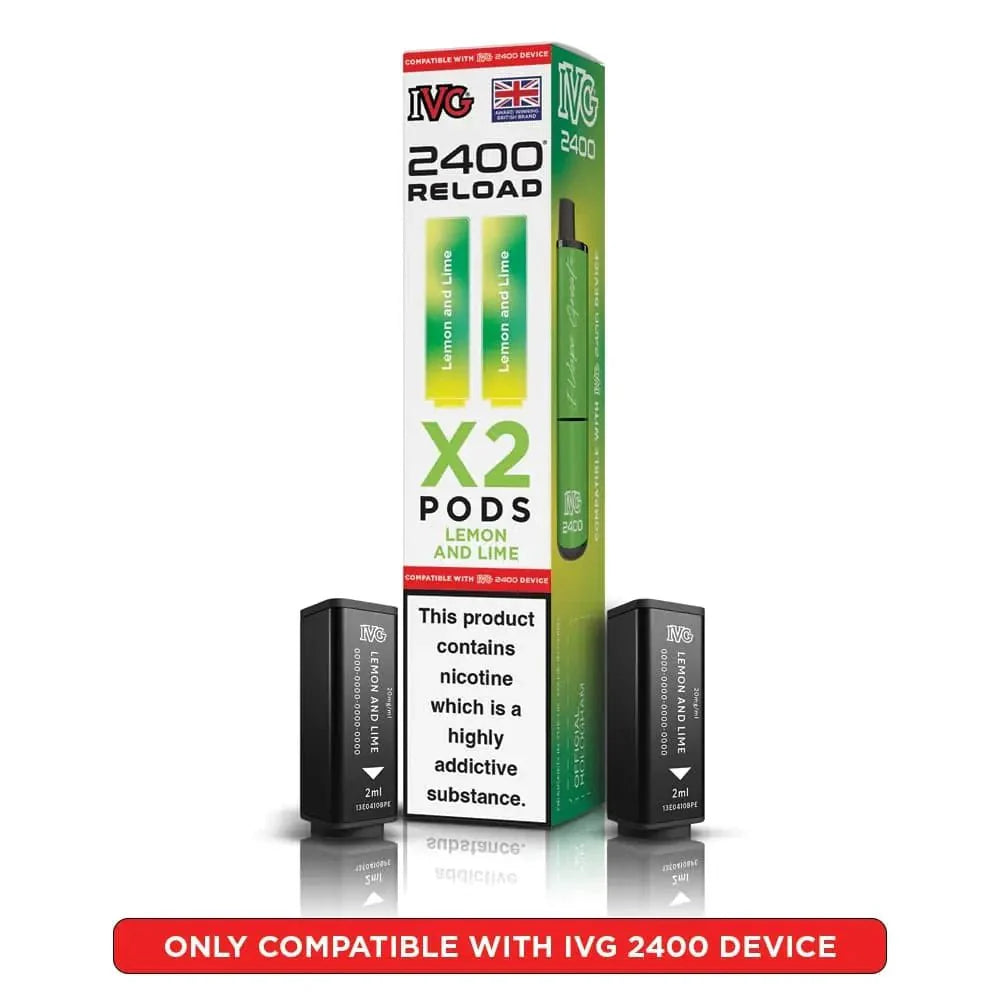 IVG 2400 Reload 4 in 1 Prefilled Pods | Pack of 4 - Power Vape Shop
