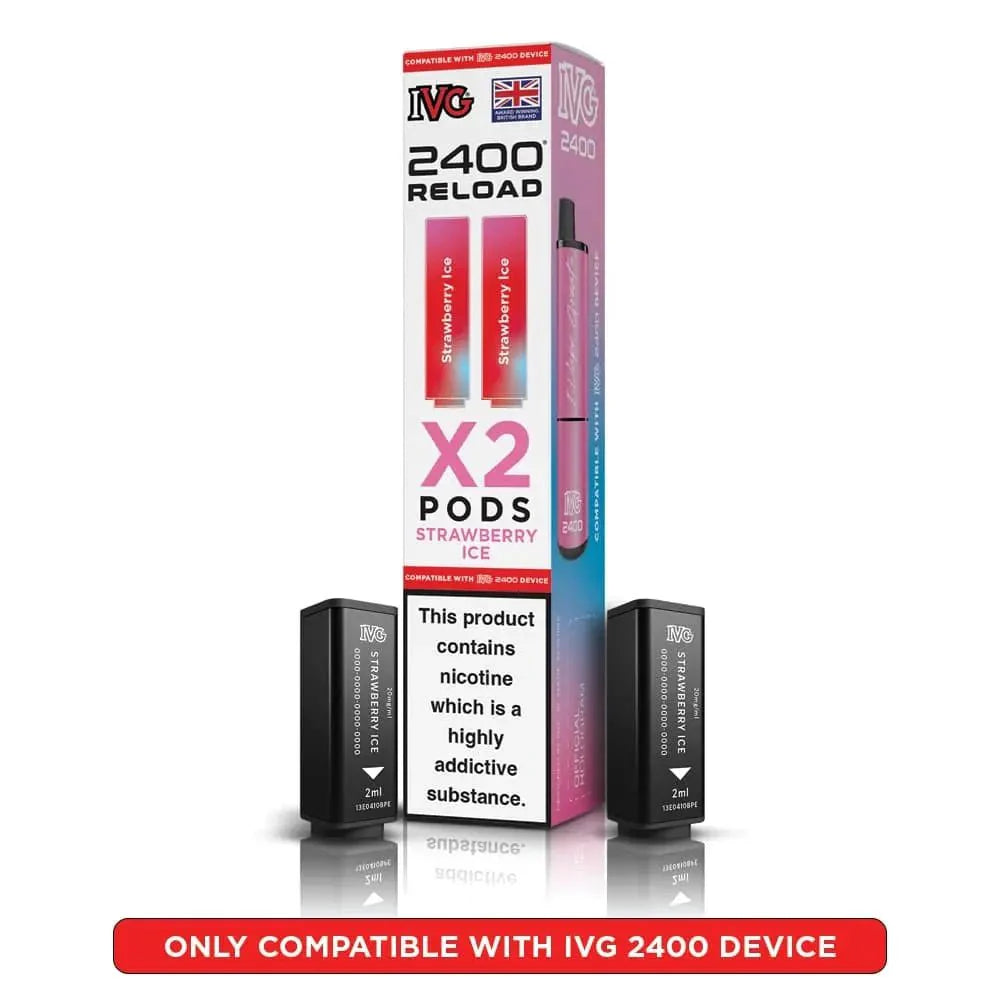 IVG 2400 Reload 4 in 1 Prefilled Pods | Pack of 4 - Power Vape Shop