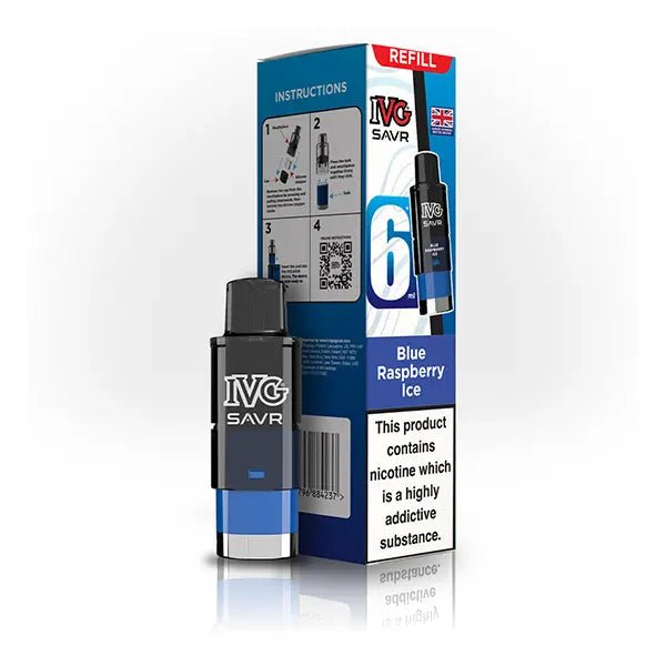 IVG SAVR Prefilled Vape Pods & Refill Containers - Power Vape Shop