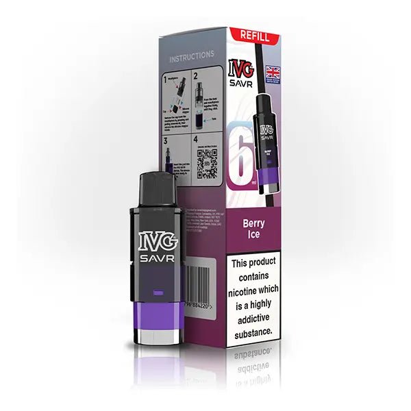 IVG SAVR Prefilled Vape Pods & Refill Containers - Power Vape Shop