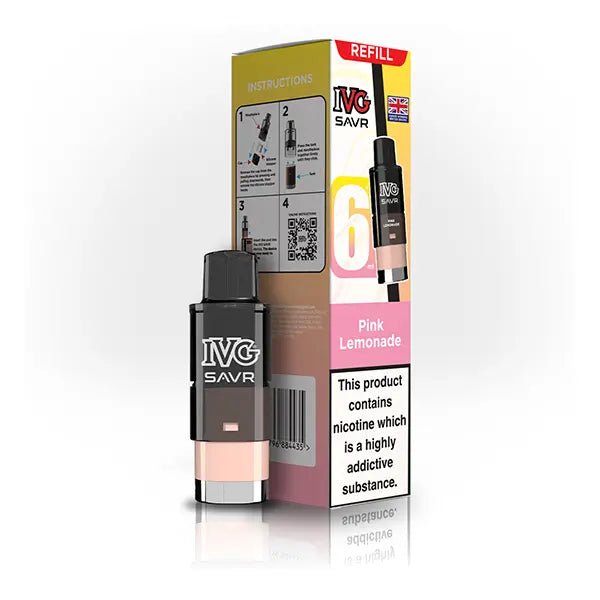 IVG SAVR Prefilled Vape Pods & Refill Containers - Power Vape Shop