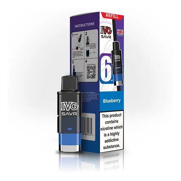 IVG SAVR Prefilled Vape Pods & Refill Containers - Power Vape Shop
