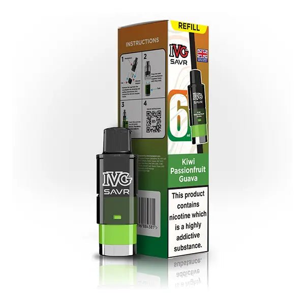 IVG SAVR Prefilled Vape Pods & Refill Containers - Power Vape Shop