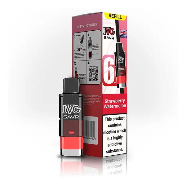 IVG SAVR Prefilled Vape Pods & Refill Containers - Power Vape Shop