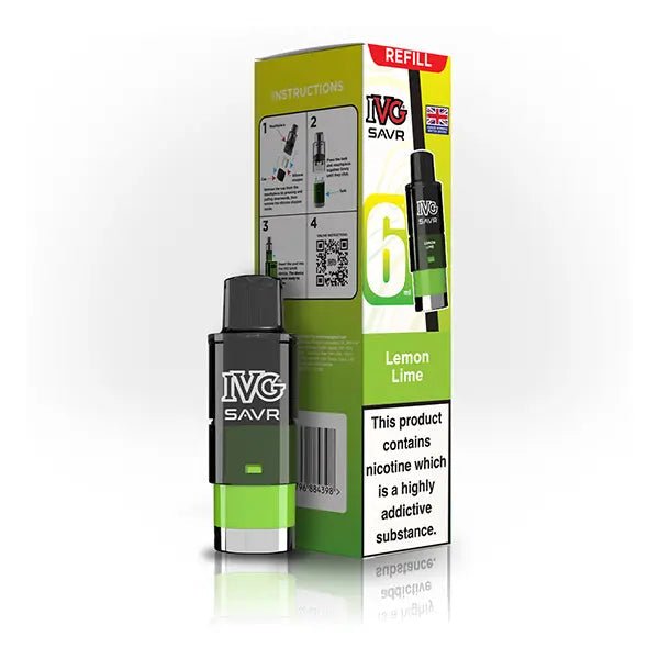 IVG SAVR Prefilled Vape Pods & Refill Containers - Power Vape Shop