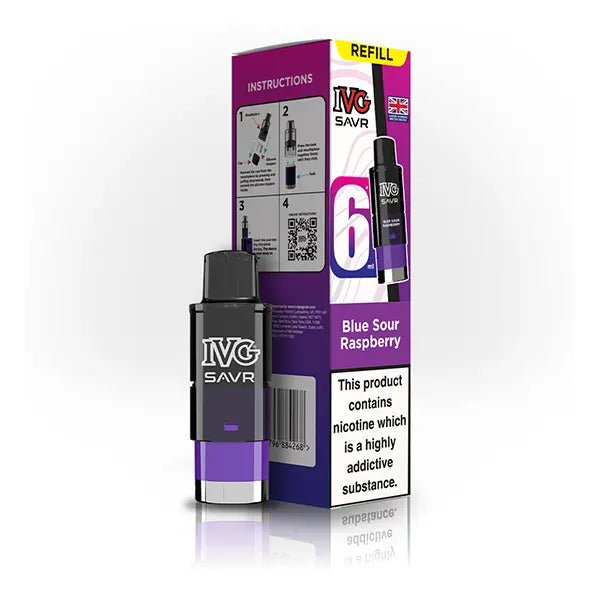 IVG SAVR Prefilled Vape Pods & Refill Containers - Power Vape Shop