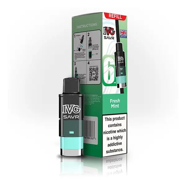 IVG SAVR Prefilled Vape Pods & Refill Containers - Power Vape Shop