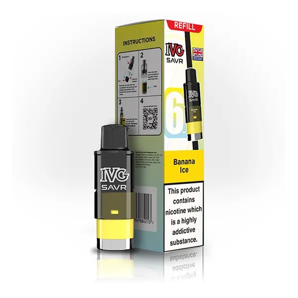 IVG SAVR Prefilled Vape Pods & Refill Containers - Power Vape Shop