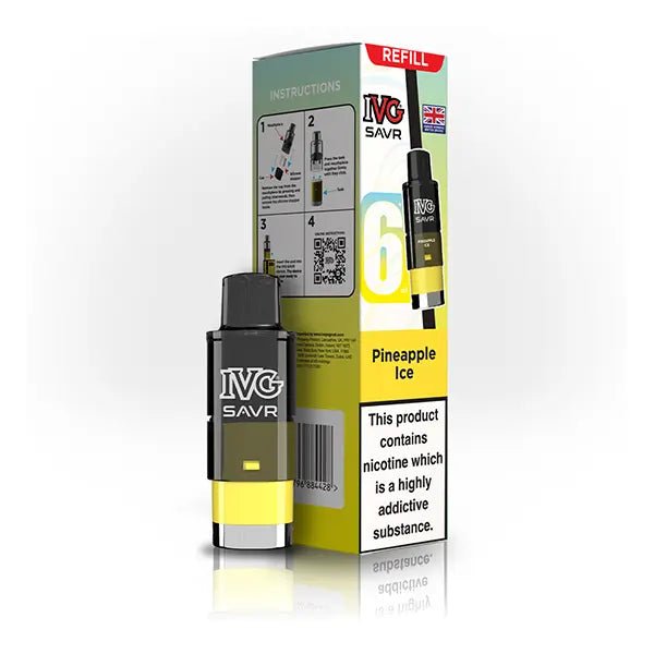 IVG SAVR Prefilled Vape Pods & Refill Containers - Power Vape Shop