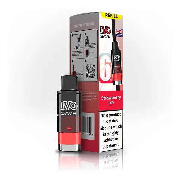 IVG SAVR Prefilled Vape Pods & Refill Containers - Power Vape Shop