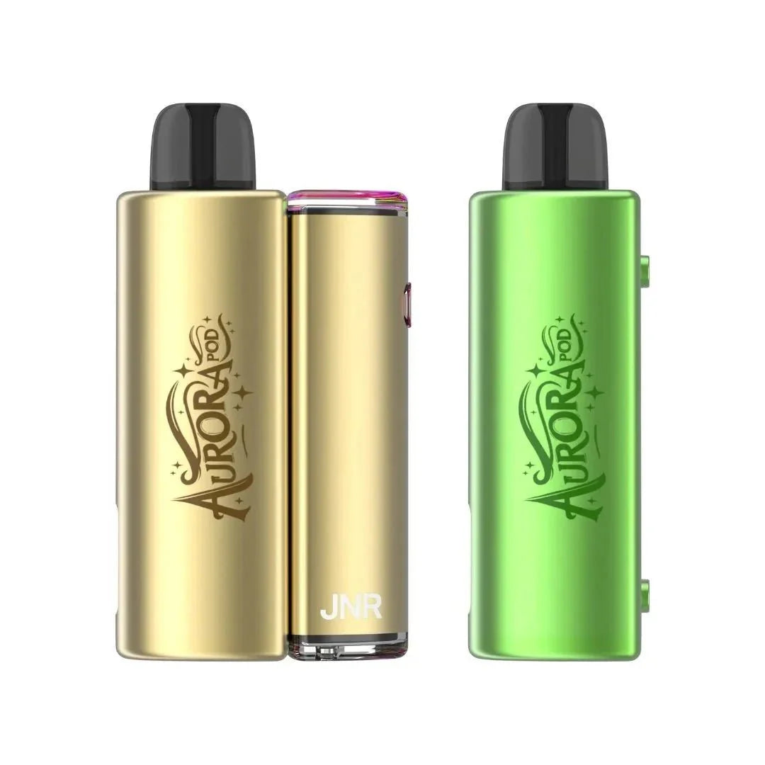 JNR Aurora 30000 Puffs Prefilled Pod Vape Kit - Pack of 5 - Lemon Lime / Mango Passionfruit - vapeukwholesale