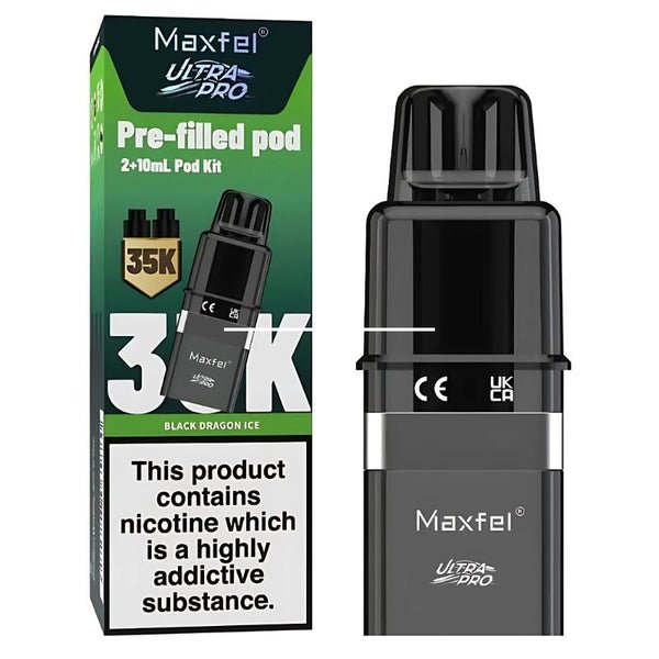 Maxfel Ultra Pro 35k Replacement Pods Pack of 5 - Banana Ice