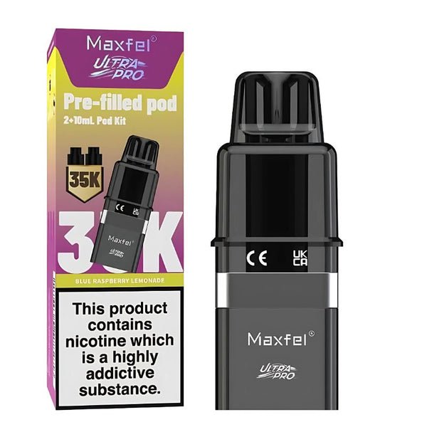 Maxfel Ultra Pro 35k Replacement Pods Pack of 5 - Black Dragon Ice