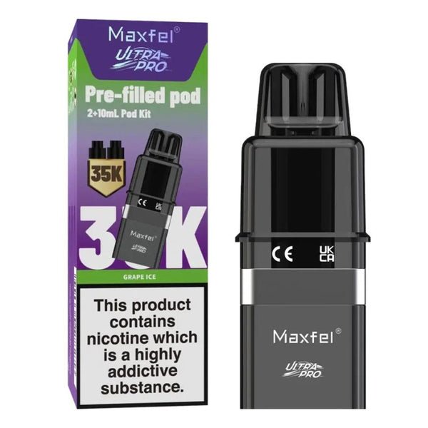 Maxfel Ultra Pro 35k Replacement Pods Pack of 5 - Fizzy Cherry
